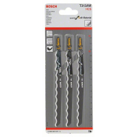 BOSCH Pilový plátek do kmitací pily T 313 AW, 3 ks 2608635187