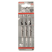 BOSCH Pilový plátek pro přímočaré pily PRO Hardwood clean T101BF 100 mm, 3 ks 2608636226