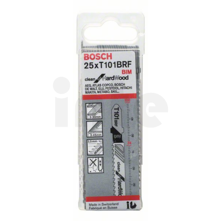 BOSCH Pilový plátek do kmitací pily T 101 BRF, 25 ks 2608634989