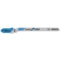 BOSCH Pilový plátek pro přímočaré pily PRO Metal curve T118EOF, 83 mm, 5 ks 2608634237