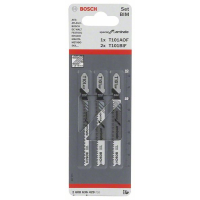 BOSCH 3dílná sada pilových plátků se stopkou T pro práci s laminátem 2608636429