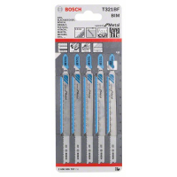 BOSCH Pilový plátek pro přímočaré pily PRO Metal Pipes and Profiles T321BF 132 mm, 5 ks 2608636707