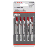 BOSCH Pilový plátek do kmitací pily T 102 BF, 5 ks 2608636781