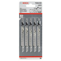 BOSCH Pilový plátek do kmitací pily T 301 CD, 5 ks 2608637590