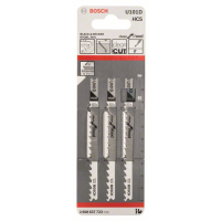 BOSCH Pilový plátek do kmitací pily U 101 D, 3 ks 2608637723