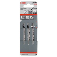 BOSCH Pilový plátek do kmitací pily U 1 AO, 3 ks 2608637724