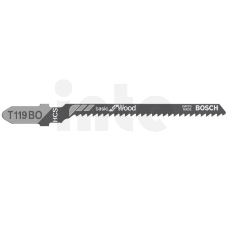 BOSCH Pilový plátek do kmitací pily T 119 BO, 5 ks 2608630310