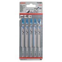BOSCH Pilový plátek do kmitací pily T 318 B, 5 ks 2608631404