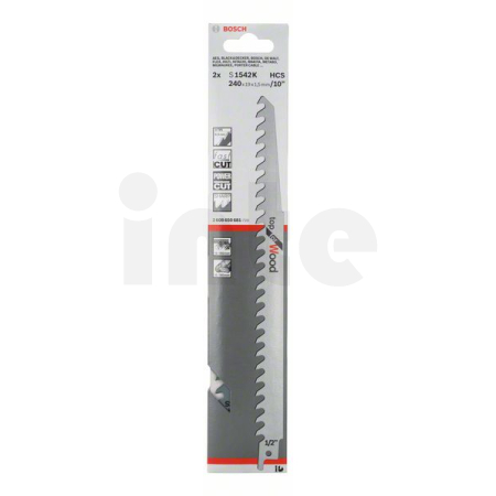 BOSCH Pilový plátek do pily ocasky S 1542 K, 2 ks 2608650681