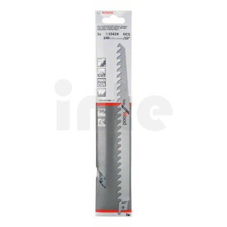 BOSCH Pilový plátek do pily ocasky S 1542 K, 5 ks 2608650682