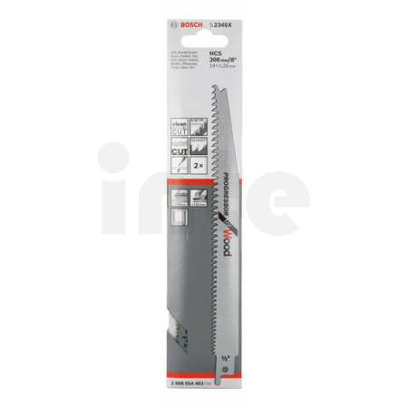 BOSCH Pilový plátek do pily ocasky S 2345 X, 2 ks 2608654403