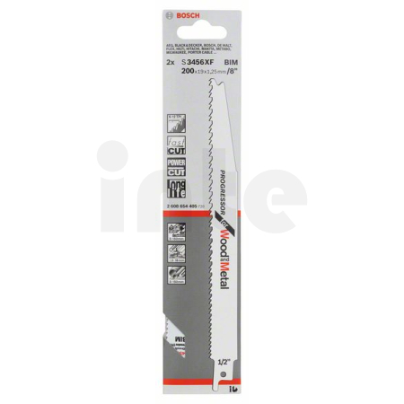 BOSCH Pilový plátek do pily ocasky S 3456 Xf, 2 ks 2608654405