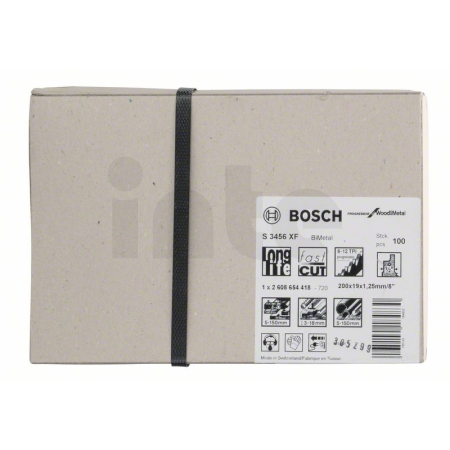 BOSCH Pilový plátek do pily ocasky S 3456 Xf, 100 ks 2608654418