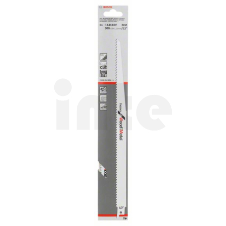 BOSCH Pilový plátek do pily ocasky S 1411 DF, 2 ks 2608654834
