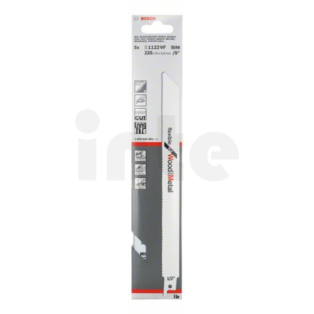 BOSCH Pilový plátek do pily ocasky S 1122 VF, 5 ks 2608654981
