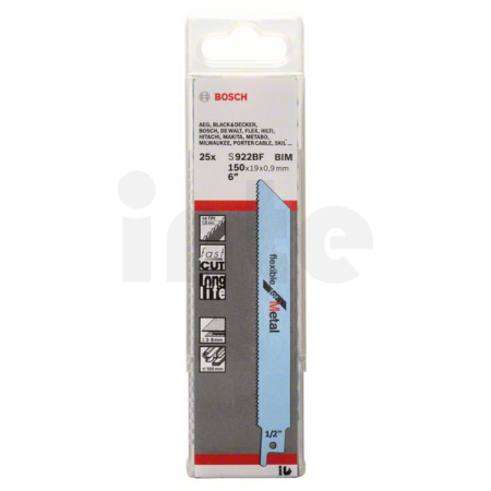 BOSCH Pilový plátek do pily ocasky S 922 BF, 25 ks 2608657550