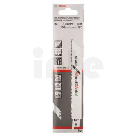 BOSCH Pilový plátek do pily ocasky S 922 VF, 2 ks 2608656040