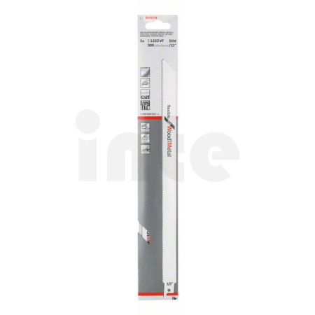 BOSCH Pilový plátek do pily ocasky S 1222 VF, 5 ks 2608656022