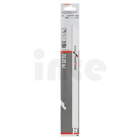 BOSCH Pilový plátek do pily ocasky S 1222 VF, 2 ks 2608656043