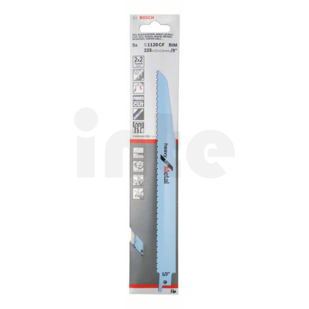 BOSCH Pilový plátek do pily ocasky S 1120 CF, 5 ks 2608656255