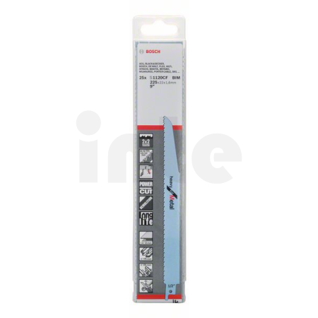 BOSCH Pilový plátek do pily ocasky S 1120 CF, 25 ks 2608657557