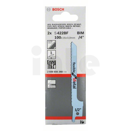 BOSCH Pilový plátek do pily ocasky S 422 BF, 2 ks 2608656268