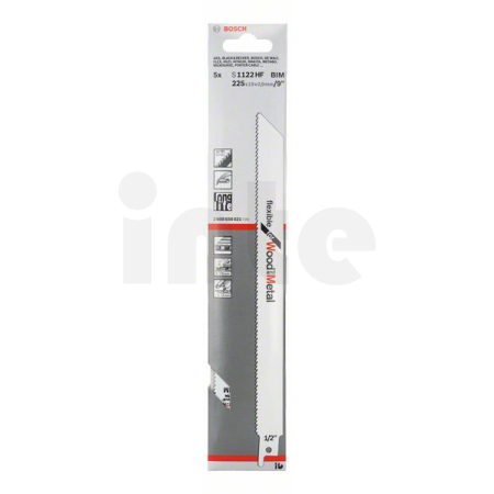 BOSCH Pilový list do pily ocasky S 1122 HF, 5 ks 2608656021