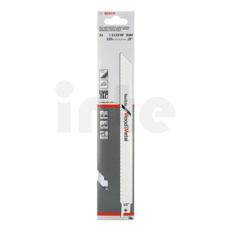 BOSCH Pilový list do pily ocasky S 1122 HF, 2 ks 2608656270