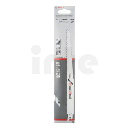 BOSCH Pilový plátek do pily ocasky S 1111 DF, 5 ks 2608656261