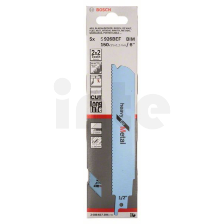 BOSCH Pilový plátek do pily ocasky S 926 BEF, 5 ks 2608657394