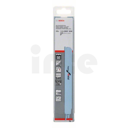 BOSCH Pilový plátek do pily ocasky S 1126 BEF, 25 ks 2608657554