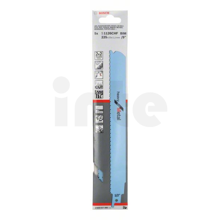 BOSCH Pilový plátek do pily ocasky S 1126 CHF, 5 ks 2608657398