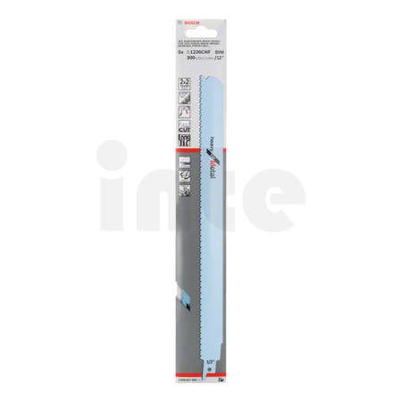 BOSCH Pilový plátek do pily ocasky S 1226 CHF, 5 ks 2608657406