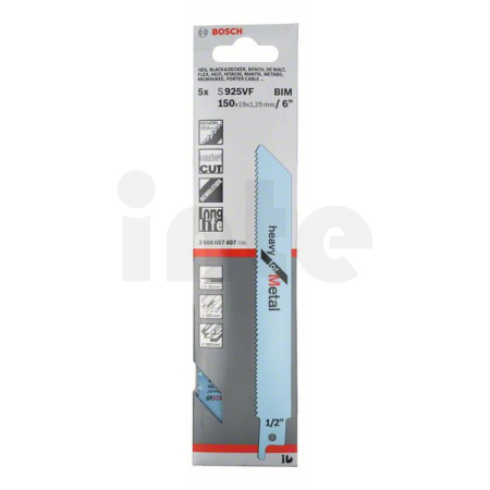 BOSCH Pilový list do pily ocasky S 925 VF, 5 ks 2608657407