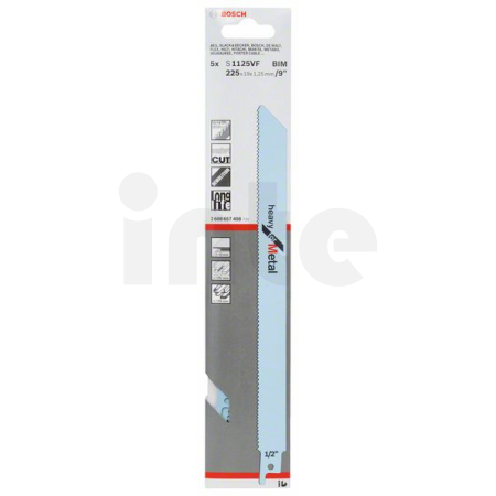 BOSCH Pilový list do pily ocasky S 1125 VF, 5 ks 2608657408