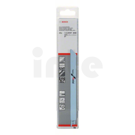 BOSCH Pilový list do pily ocasky S 1125 VF, 25 ks 2608657556