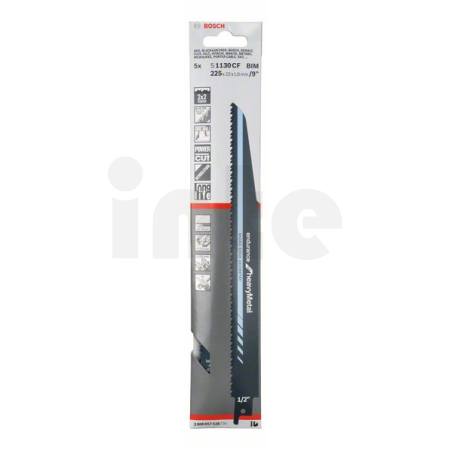 BOSCH Pilový list do pily ocasky S 1130 CF, 5 ks 2608657528