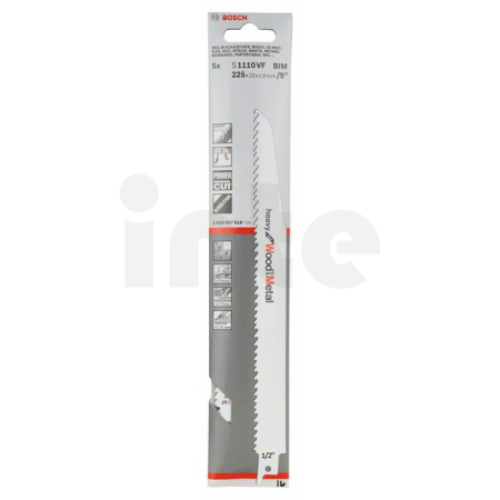 BOSCH Pilový list do pily ocasky S 1110 VF, 5 ks 2608657610