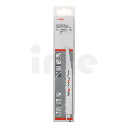 BOSCH Pilový list do pily ocasky S 1110 VF, 25 ks 2608657611