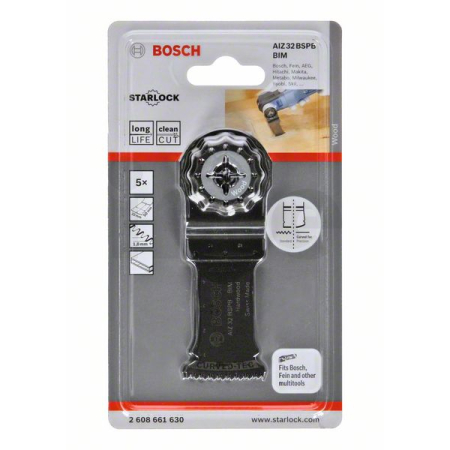 BOSCH Ponorný pilový list BIM AIZ 32 BSPB Hard Wood 2608661630