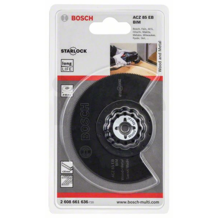 BOSCH BIM segmentový pilový kotouč ACZ 85 EB Wood and Metal 2608661636
