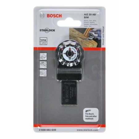 BOSCH Ponorný pilový list BIM AIZ 20 AB Wood and Metal 2608661640
