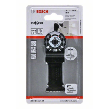 BOSCH Ponorný pilový list BIM AIZ 32 APB Wood and Metal 2608661644