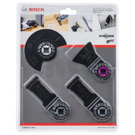 BOSCH 4dílná sada na podlahy/pro vestavby 2608661696