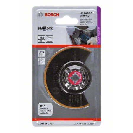 BOSCH Segmentový pilový kotouč BIM-TiN ACZ 85 EIB Multi Material 2608661758
