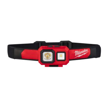 MILWAUKEE Alkalická čelová lampa s bodovým i širokým světelným paprskem 4933471388