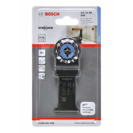 BOSCH BIM ponorný pilový list AIZ 32 AB Metal, 5 ks 2608661908