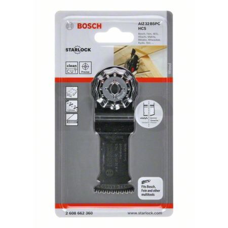 BOSCH Ponorný pilový list HCS AIZ 32 BSPC Hard Wood 2608662360