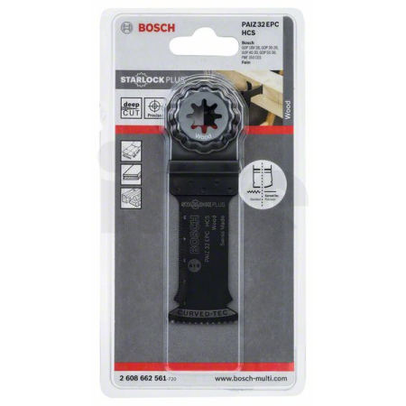 BOSCH Ponorný pilový list HCS PAIZ 32 EPC Wood 2608662561