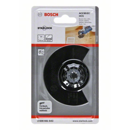 BOSCH Segmentový pilový kotouč HCS ACZ 85 EC Wood 2608661643